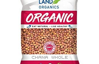 Natureland Organics Chana Whole 1 Kg - Organic Healthy Pulses