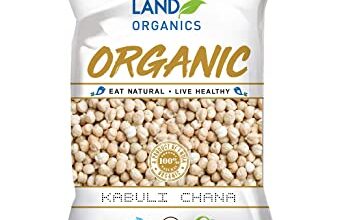 Natureland Organics Kabuli Chana / White Chana / Chole 500 Gm (Pack of 2)