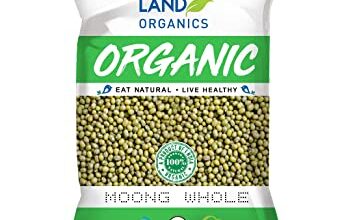 Natureland Organics Moong Sabut / Whole Daal 1 Kg - Organic Healthy Pulses