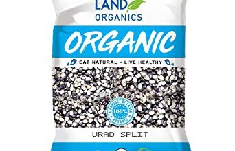 Natureland Organics Urad Chilka / Split 500 Gm - Organic Healthy Pulses