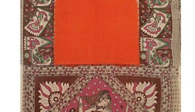 Multicolor Cotton Kalamkari Women’s Traditional Saree ( Saree – 5.25 with Blouses 0.8)