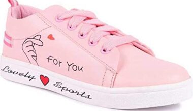 Girls Comfortable, Fashionable, Synthetic Leather, Shoes College Wear | Casual Sneakers