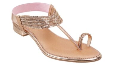 Rose-Gold Casual Sandals