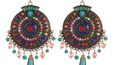 Shining Diva Fashion Latest Fancy Designer Antique Bohemian Earrings for Women and Girls