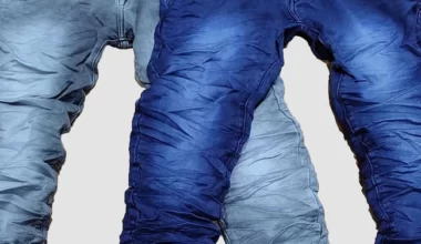 Men's Crushed Cotton Jeans